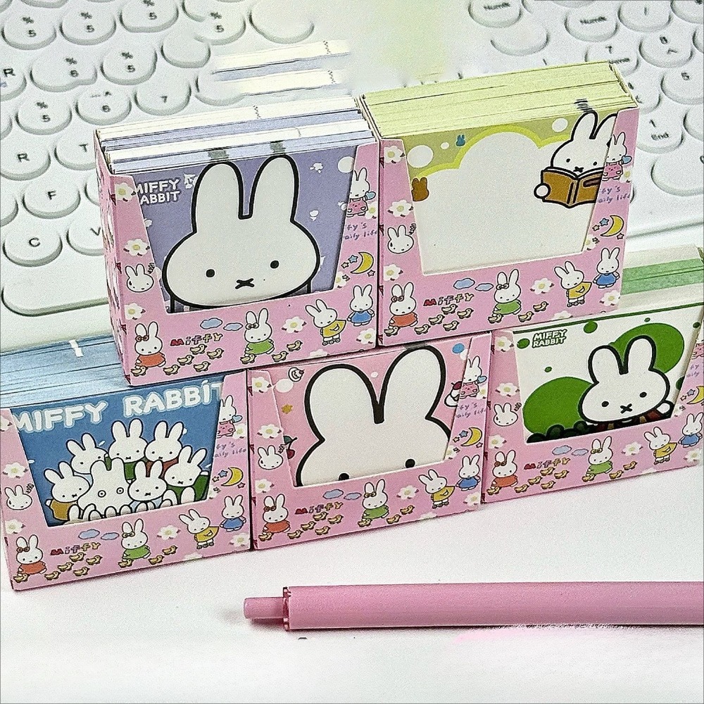 Cosplay Prop Book - 5 Arten Kawaii Miffy Niedliches Notizpapier