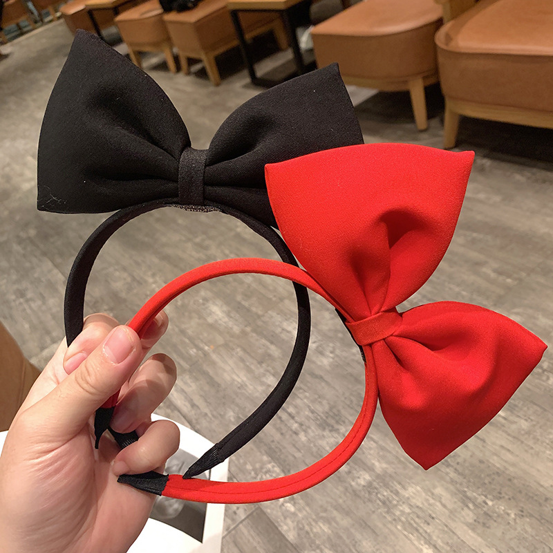 Cosplay Prop Bow - Süße Mädchen Rot Große Schleife Stirnband