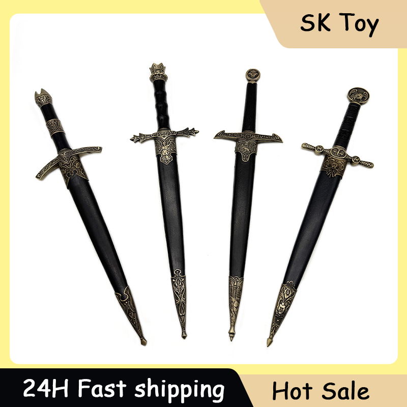 Cosplay Prop Knife - 35cm Kommandoschwert, Westliches Ritterschwert, Dekorationsobjekt, Cosplay-Requisite,