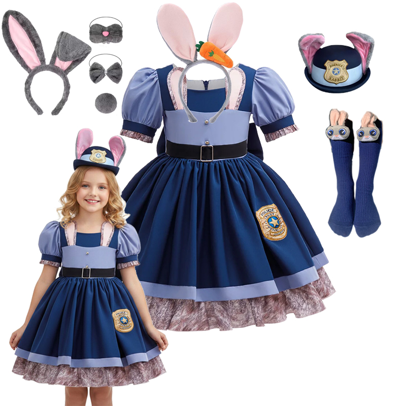Cosplay Prop Bow - 2026 Neues Moives Bunny Judy Mädchen-Kostüm