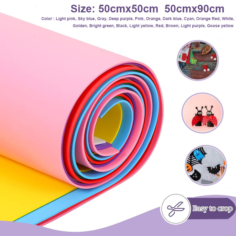 Eva Foam Sheet - 1 Stück bunte Eva-Schaumstoffplatten Cosplay EVA-Schaum