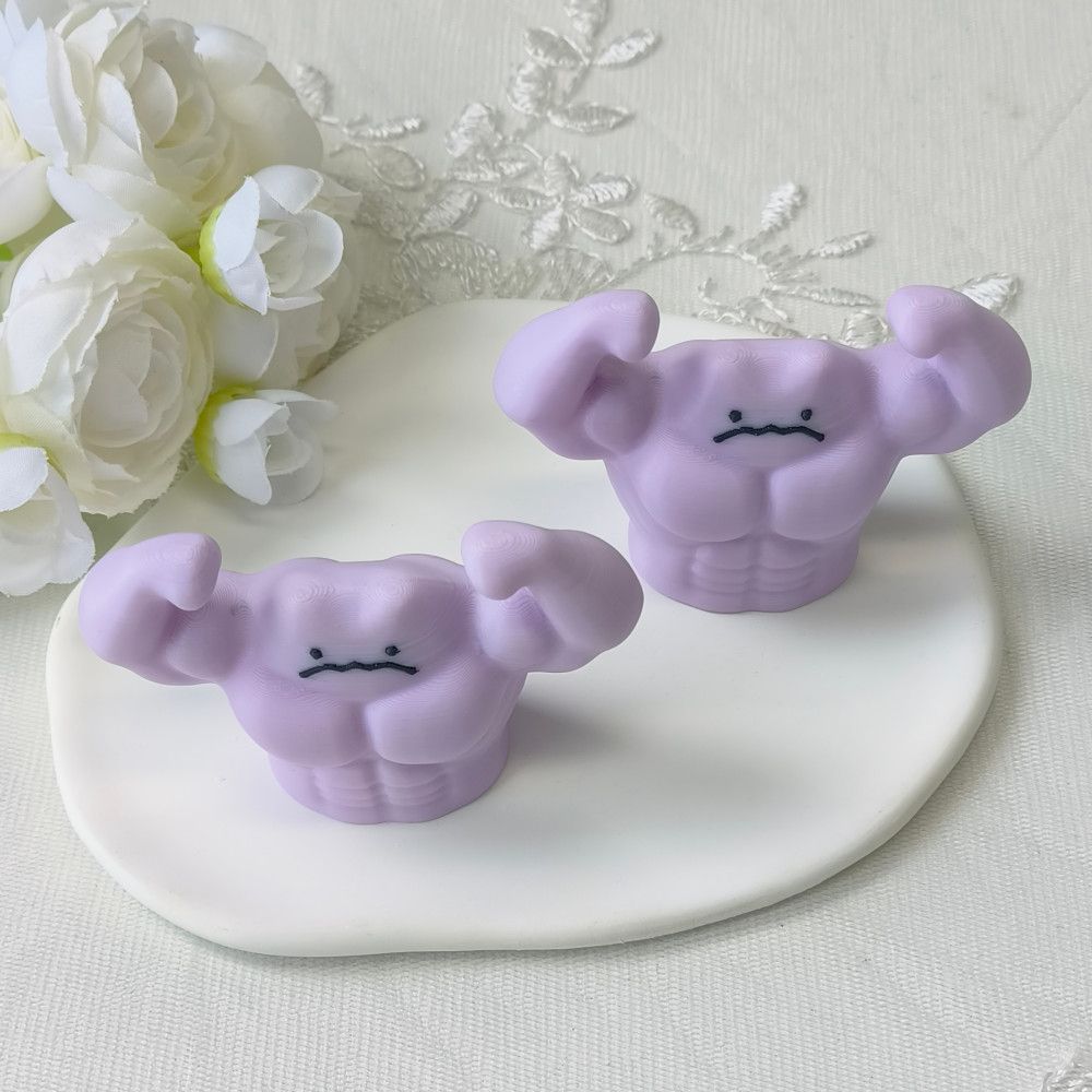 Cosplay Prop Designer - Pokémon Buff Ditto Figur Lustiges Kontrast-Design
