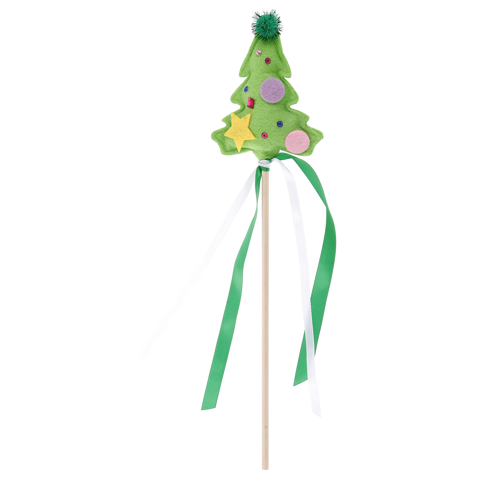 Cosplay Prop Designer - Handgehaltener Weihnachtsbaum-Feenzauberstab mit Bezauberndem Design für