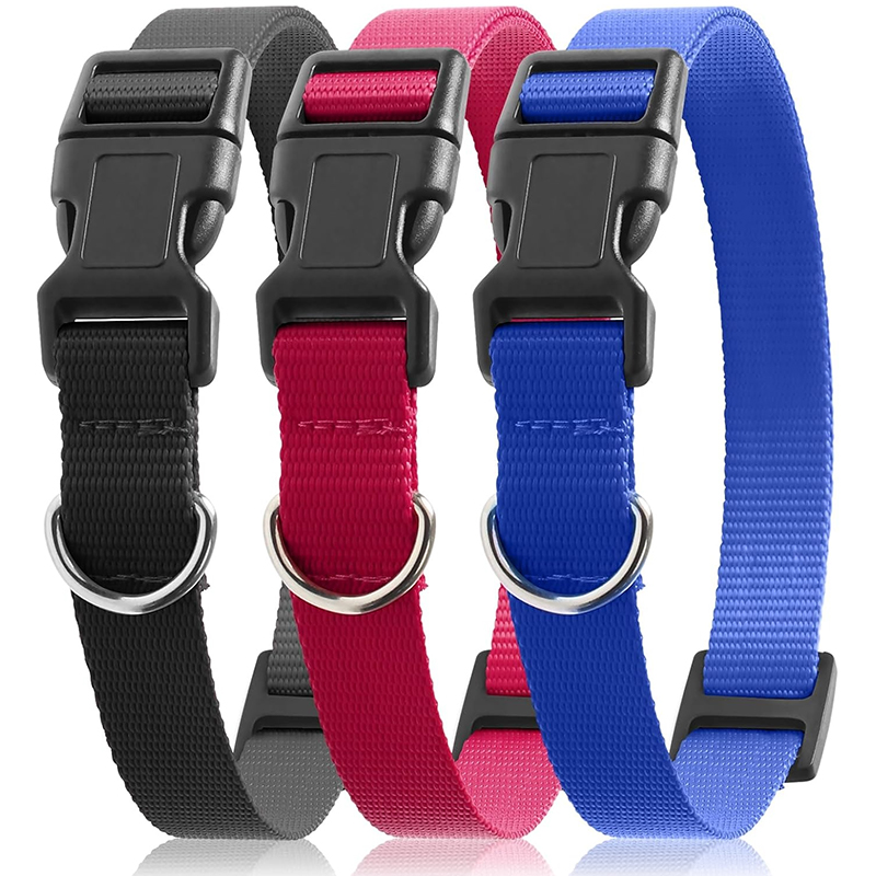 D Ring Strap - Hunde-Ersatzband für Erziehungshalsbänder, 3er-Pack, Trainingshalsband mit
