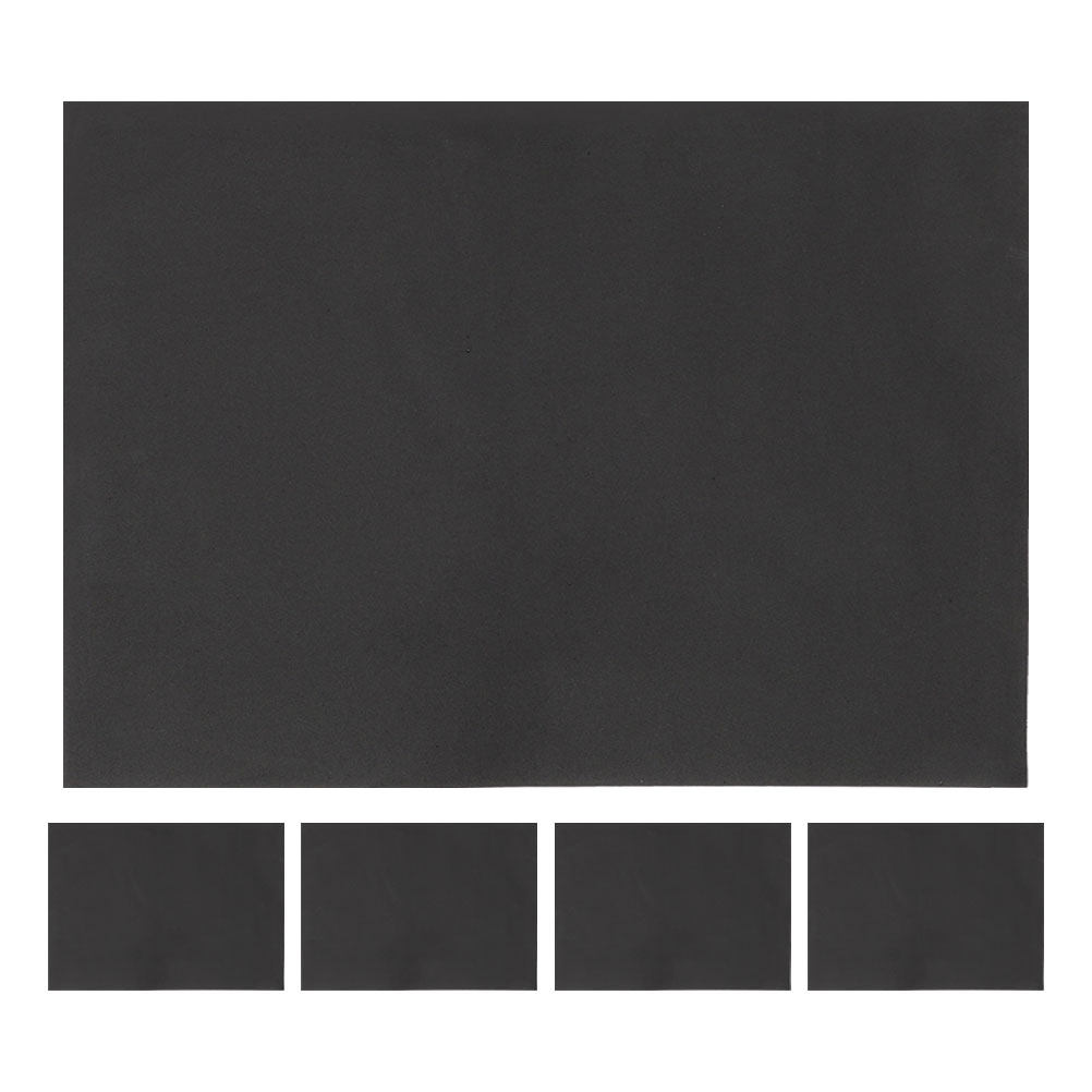 Cosplay Props Eva Foam - 5 Stück Schaumstoffplatten aus EVA-Schaum, schwarz,