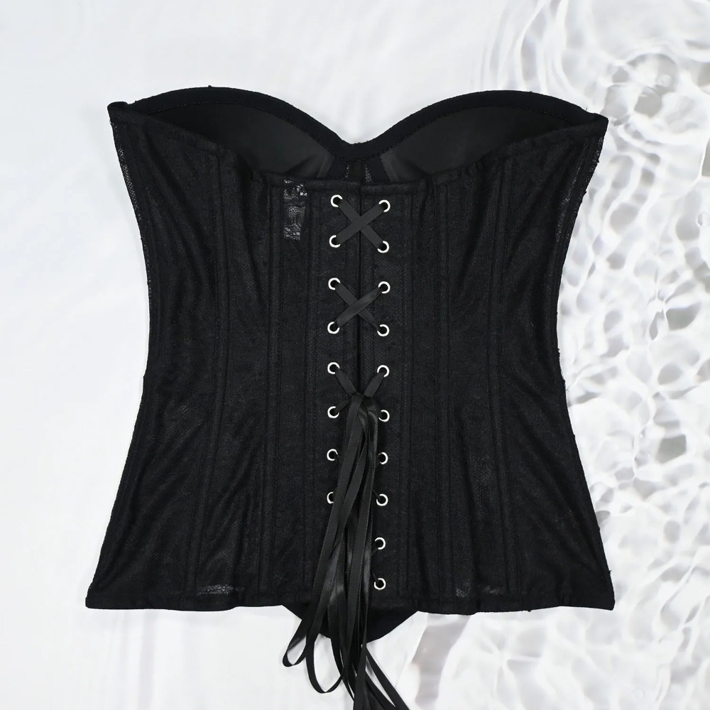 Frauen Mesh Korsett Busiter Ov – Boning Corset Steel Bewertung und Preis