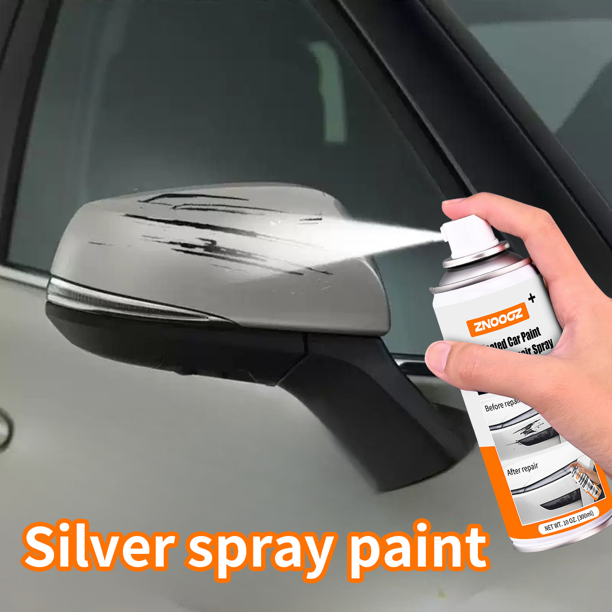 Silber Auto Kratzer Reparatur  – Metallic Spray Paint Bewertung und Preis