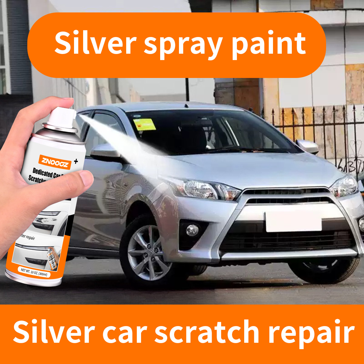 Silber Auto Kratzer Reparatur  – Metallic Spray Paint Bewertung und Preis
