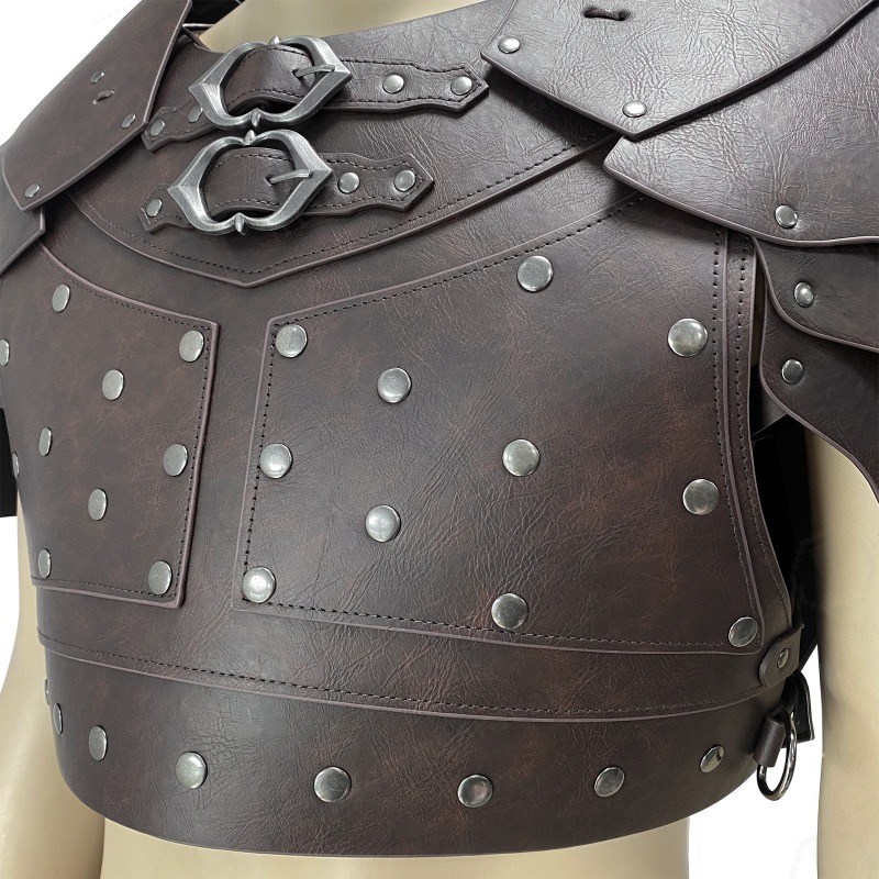 Mittelalterliche Nieten-Schult – Cosplay Props Bewertung und Preis