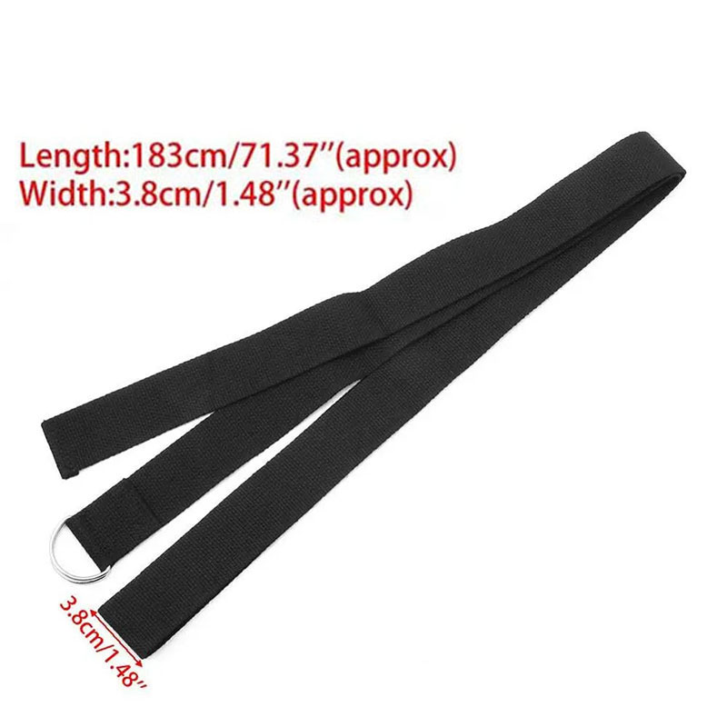 183*3,8 cm Yoga Strap Baumwoll – D Ring Strap Bewertung und Preis