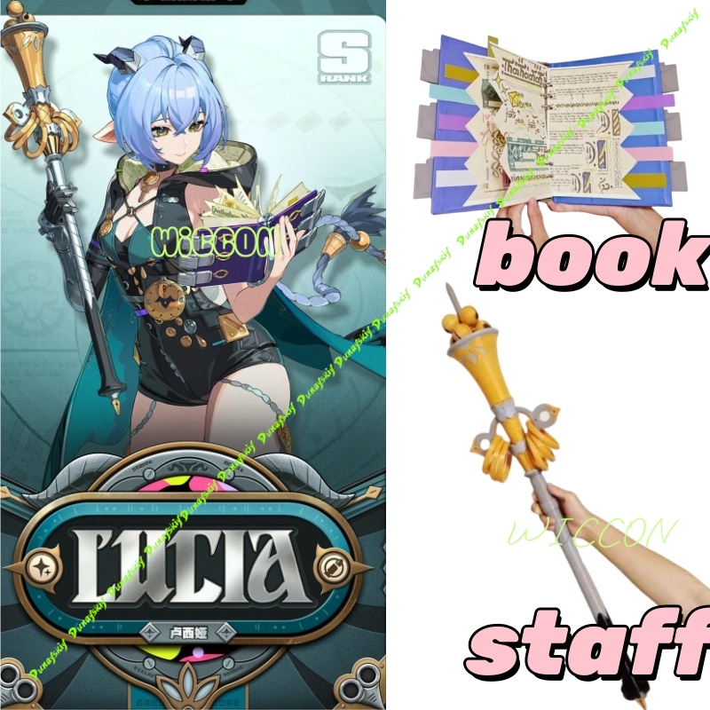 Zenless Zone Zero Lucia Cospla – Cosplay Prop Book Bewertung und Preis