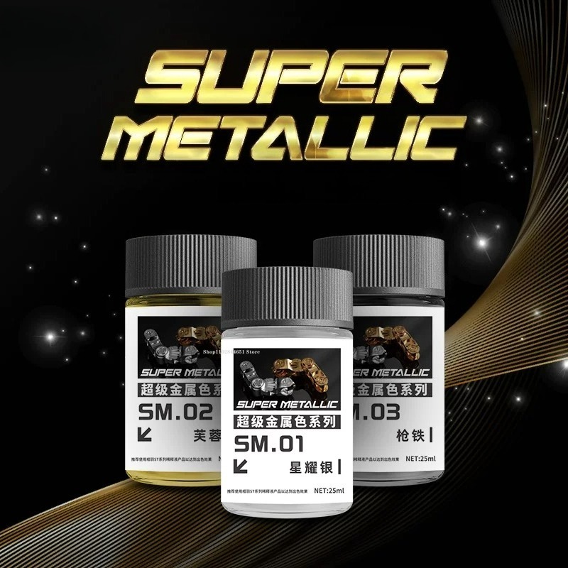 SM01-SM18 Super Metallic Farbs – Metallic Spray Paint Bewertung und Preis