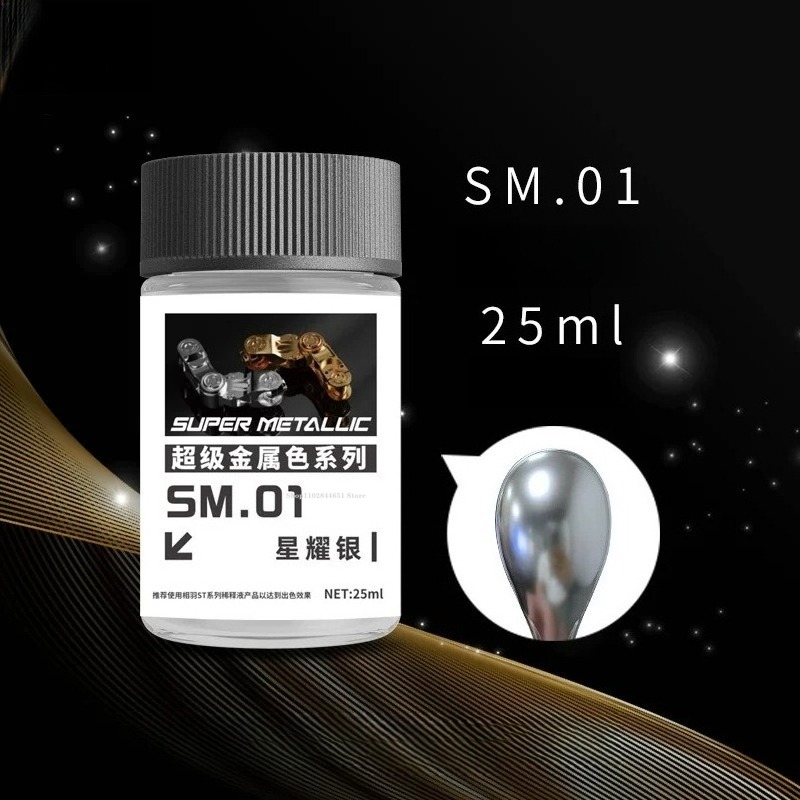 SM01-SM18 Super Metallic Farbs – Metallic Spray Paint Bewertung und Preis