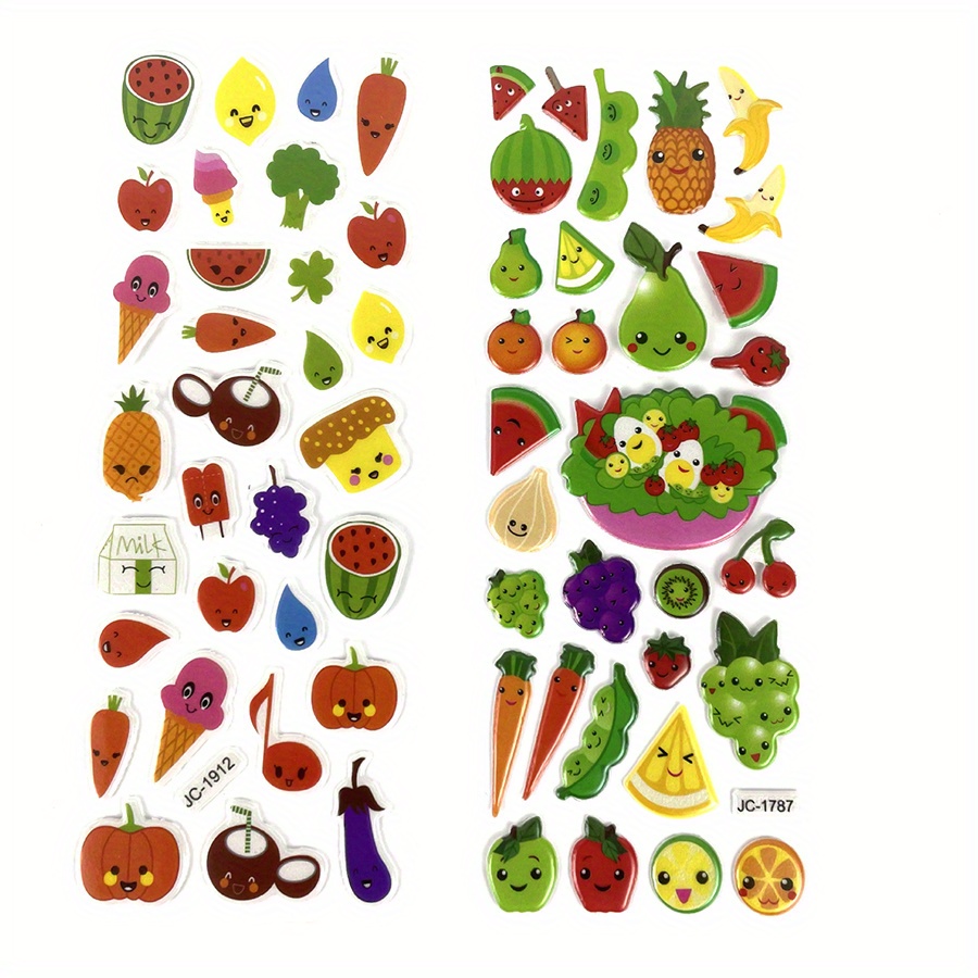 6 Blatt 3D Puffy Aufkleber Sch – Eva Foam Sheet Bewertung und Preis