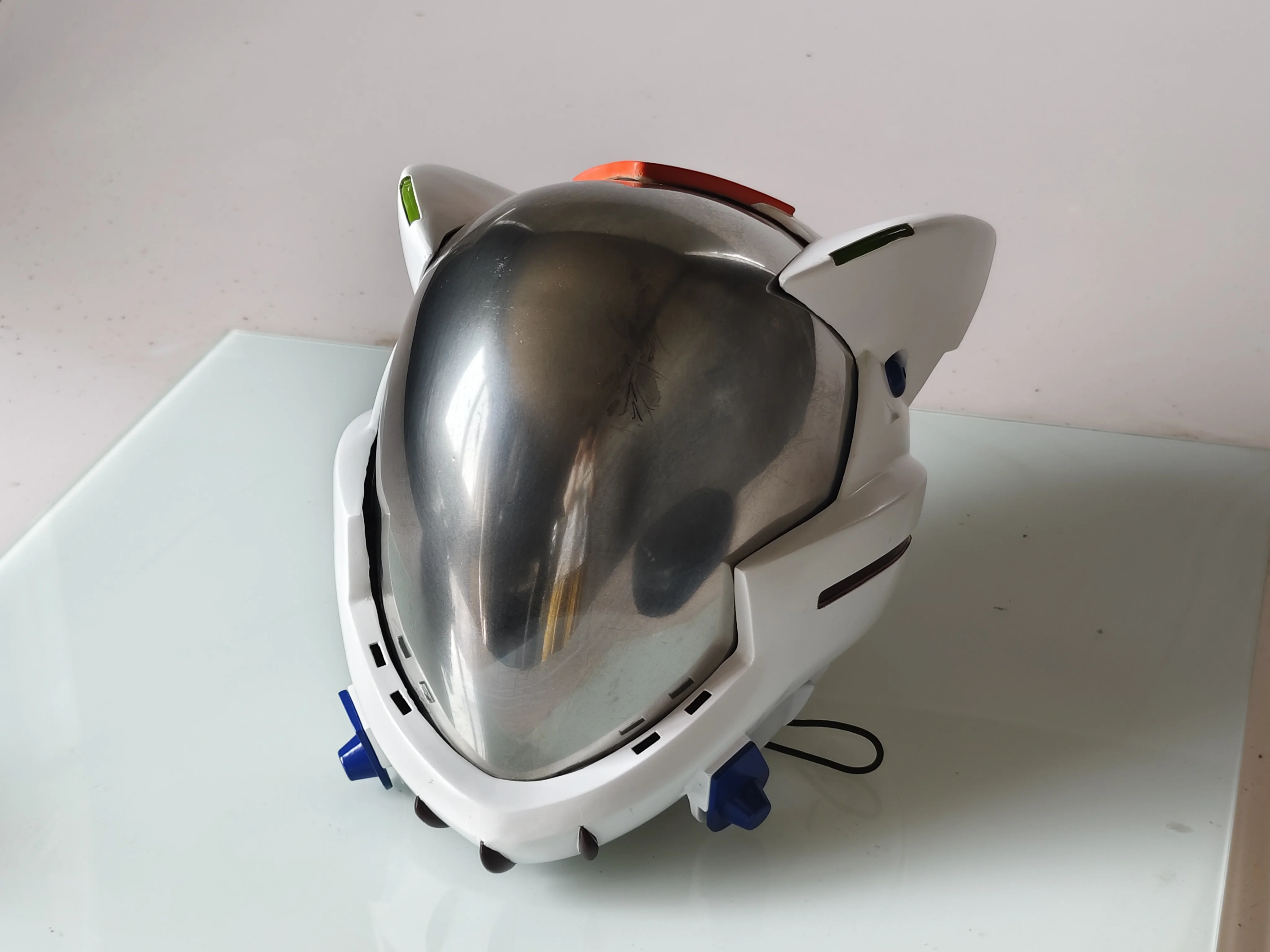 Anime Asuka Cosplay Maske Lang – Cosplay Material For Prop Bewertung und Preis